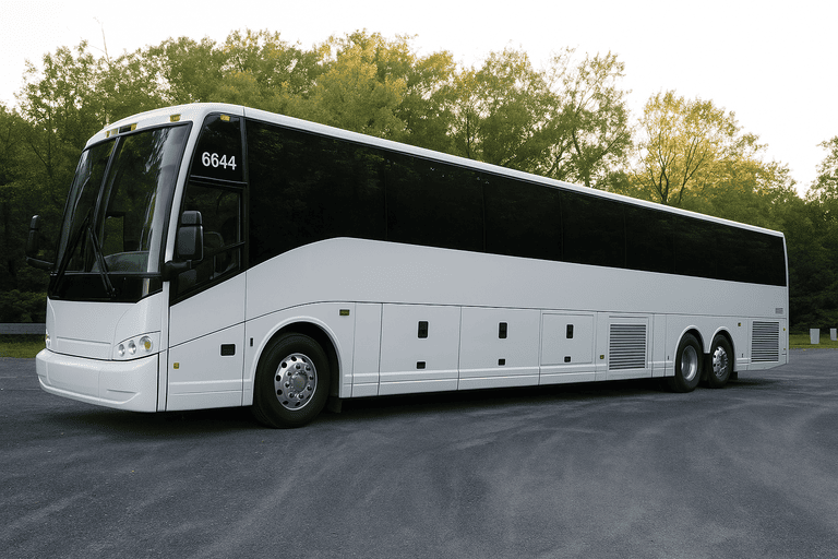exterior of Hillsboro Coach Bus Service coach bus