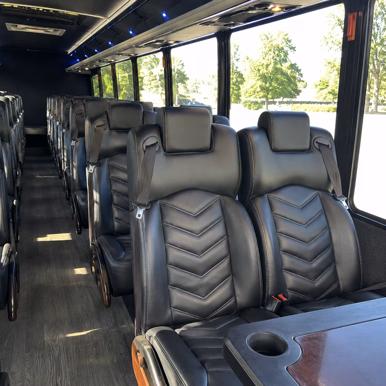 hillsboro 25 passenger minibus inside