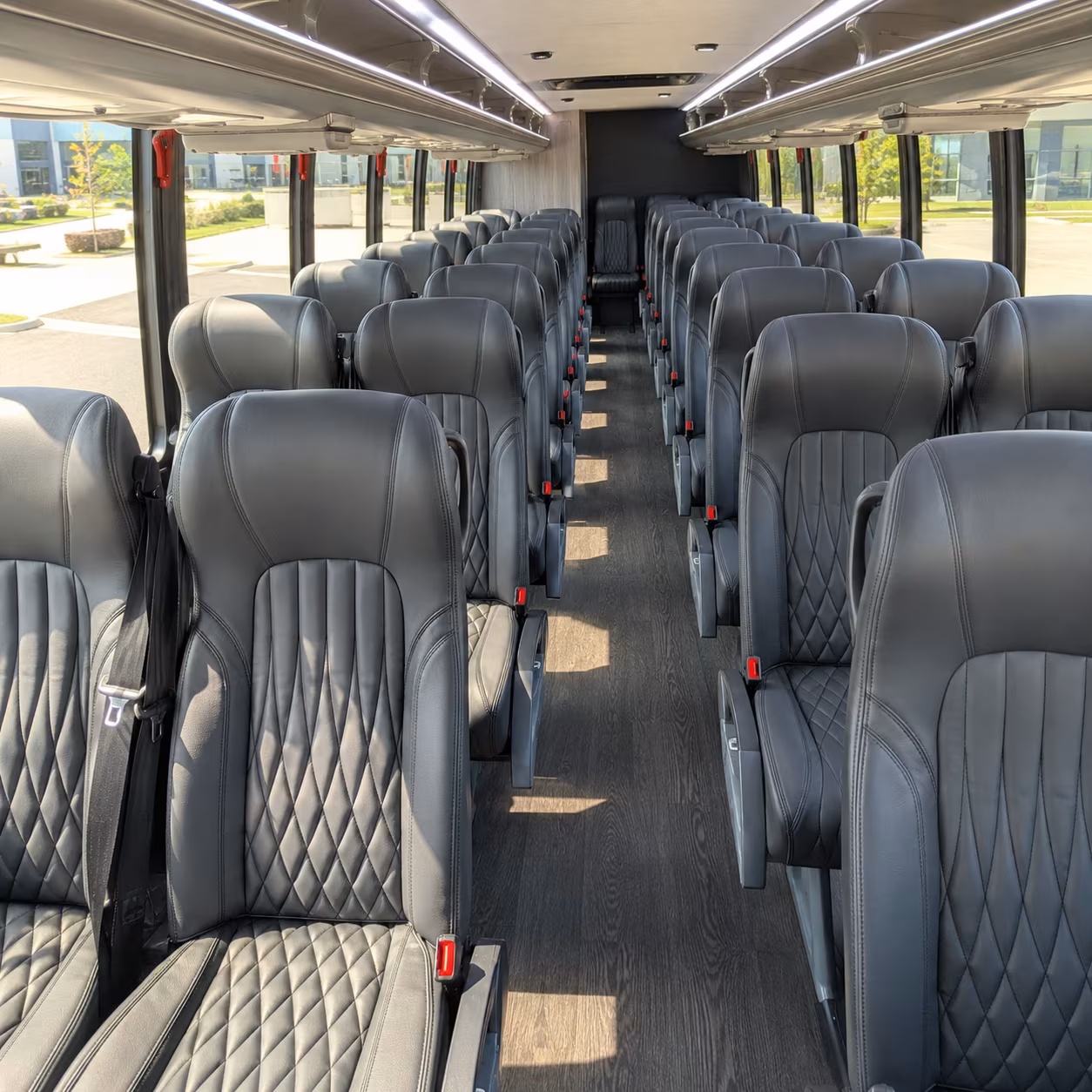 hillsboro 28 passenger minibus inside