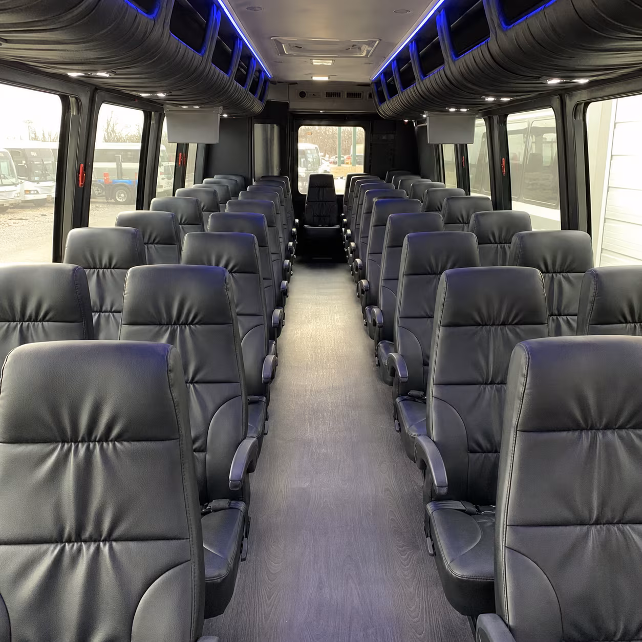 hillsboro 30 passenger minibus interior
