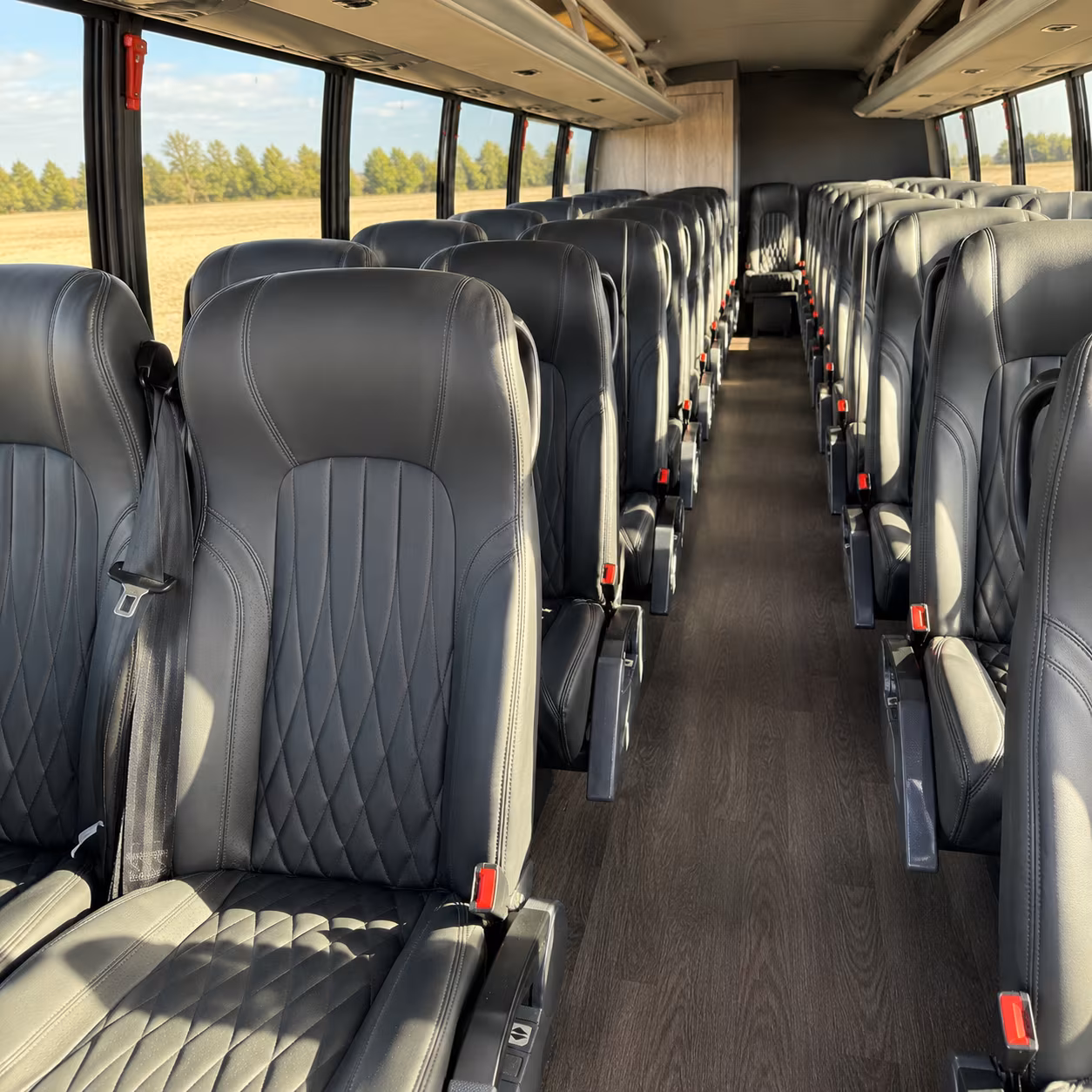 hillsboro 35 passenger minibus inside
