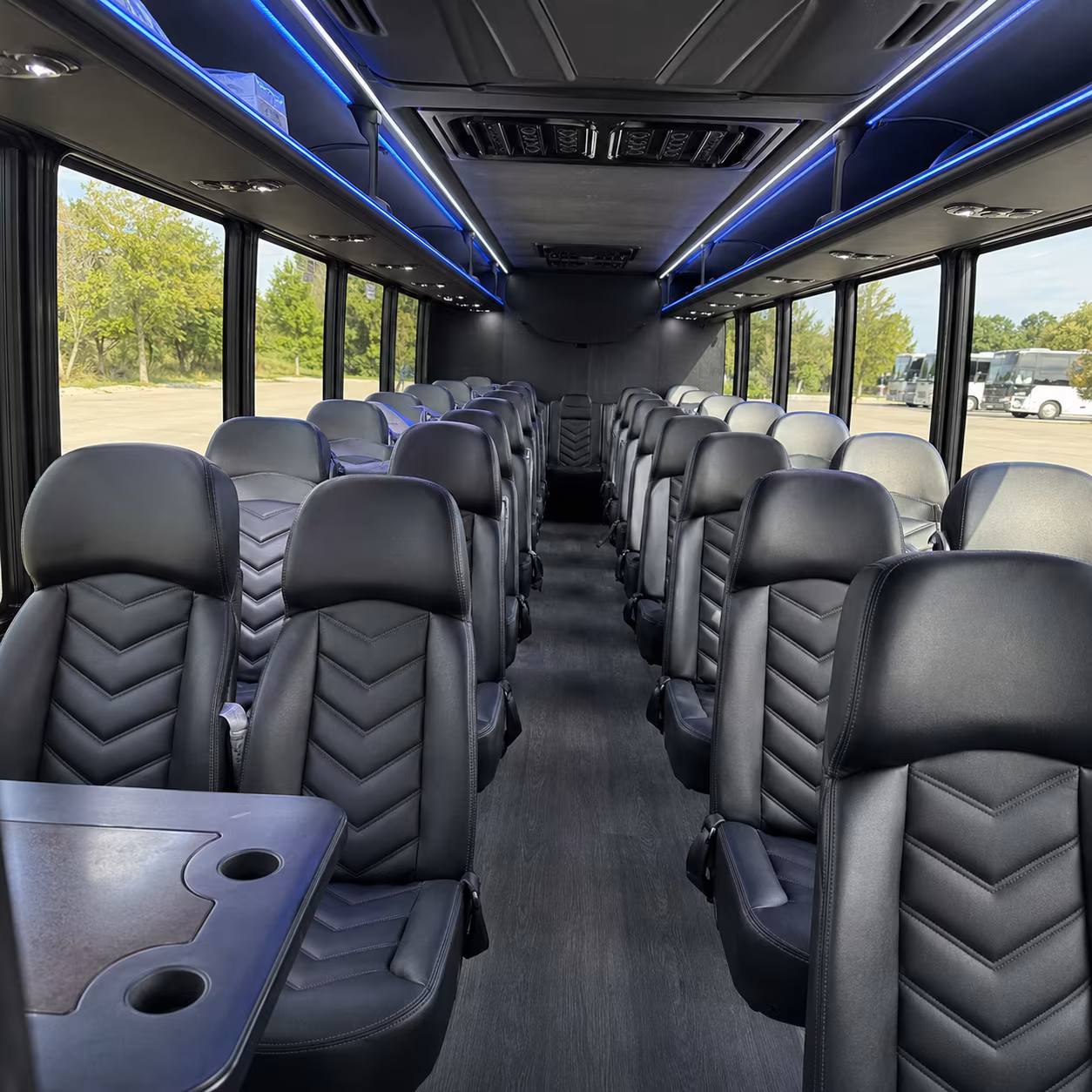 hillsboro 35 passenger minibus interior