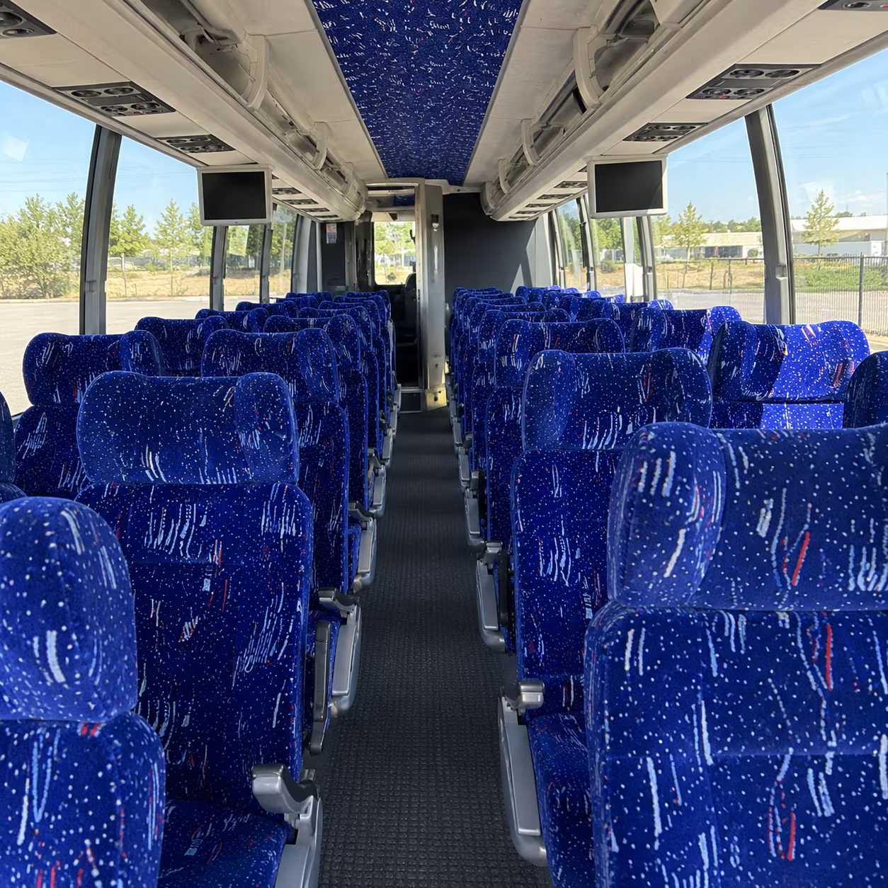 hillsboro 56 passenger charter bus interior