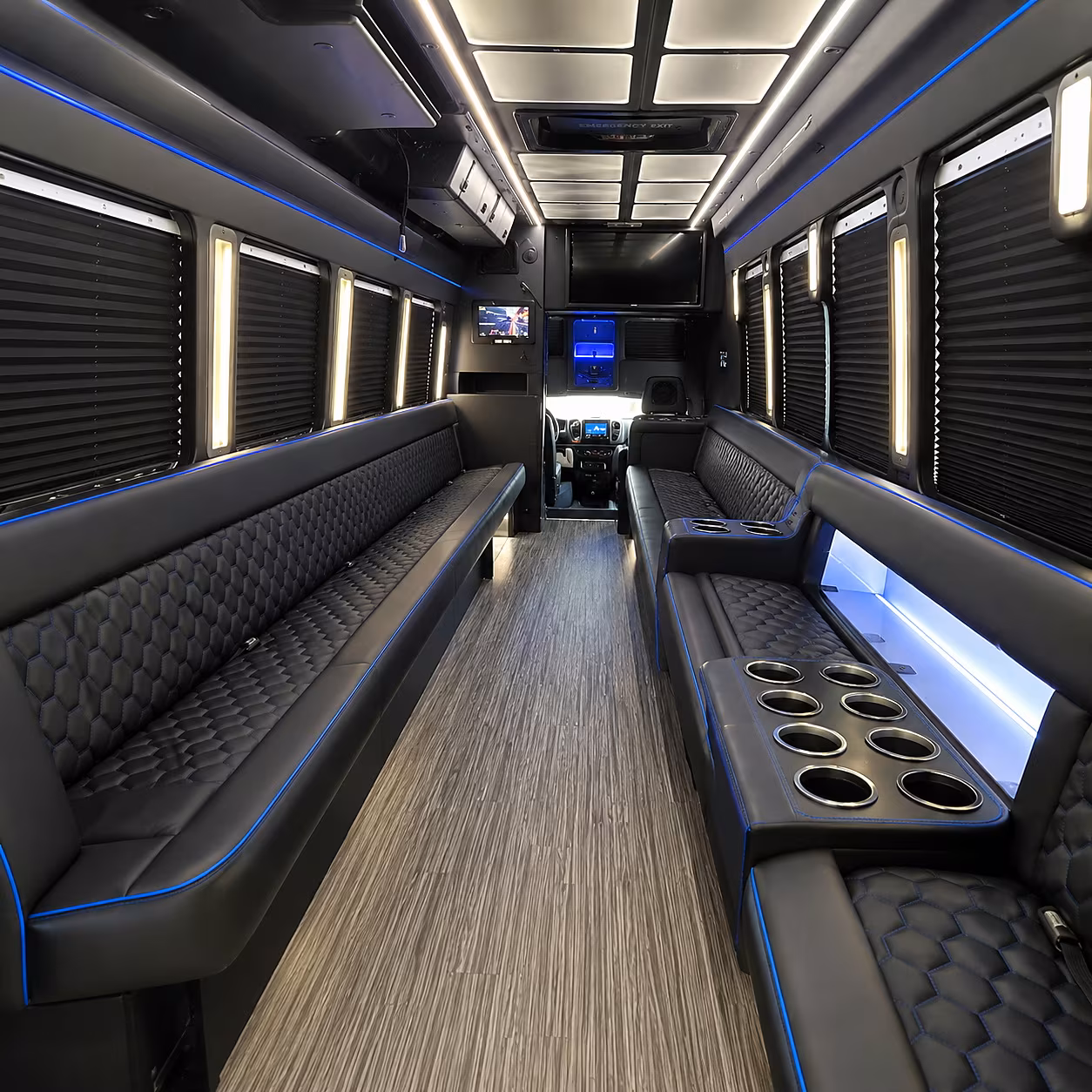 hillsboro party bus interior
