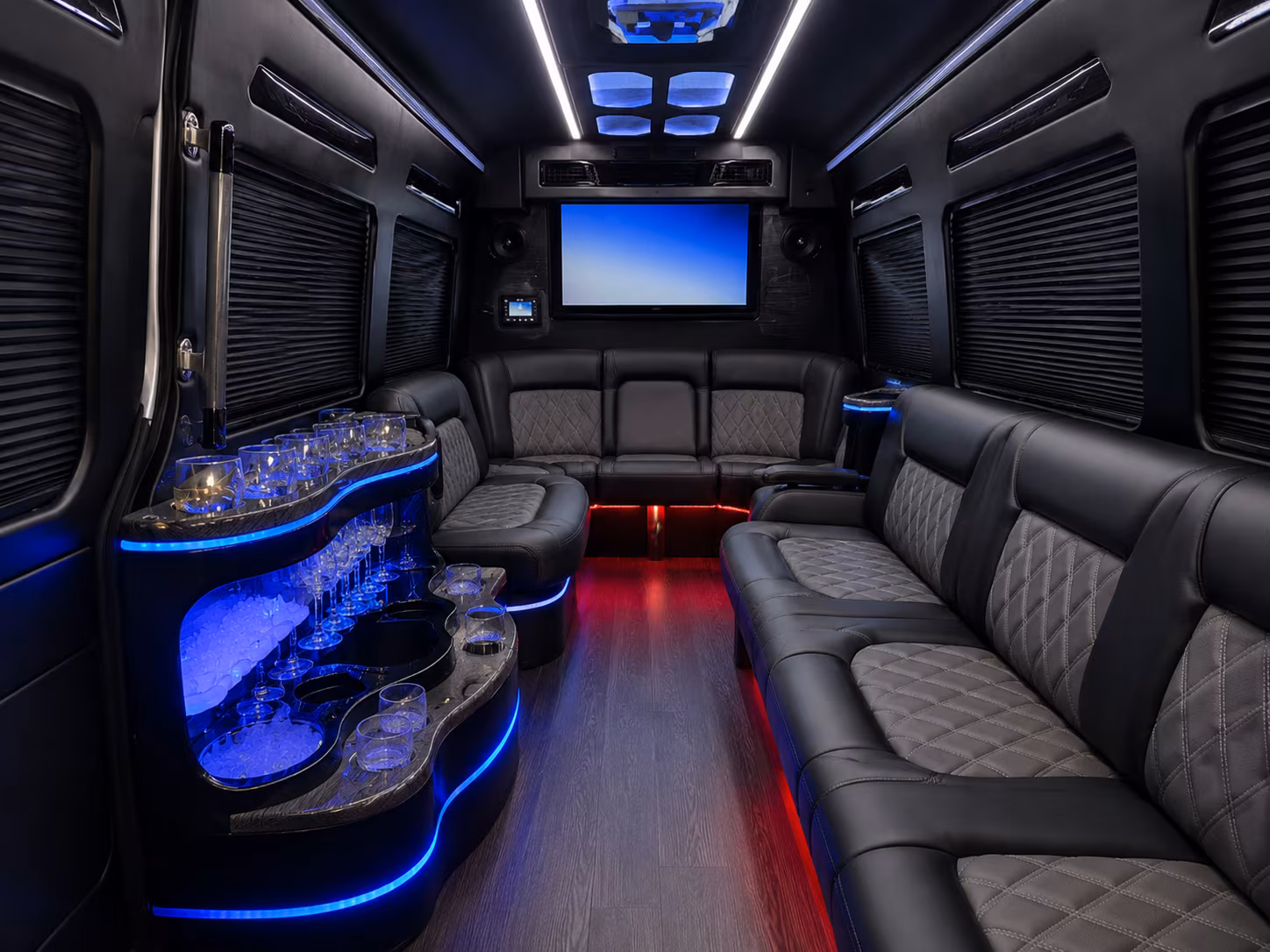 sprinter vans and minibuses for hillsboro rehearsal dinner transportation